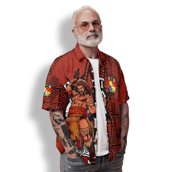 Custom Tonga The Tonga Terror Hawaiian Shirt