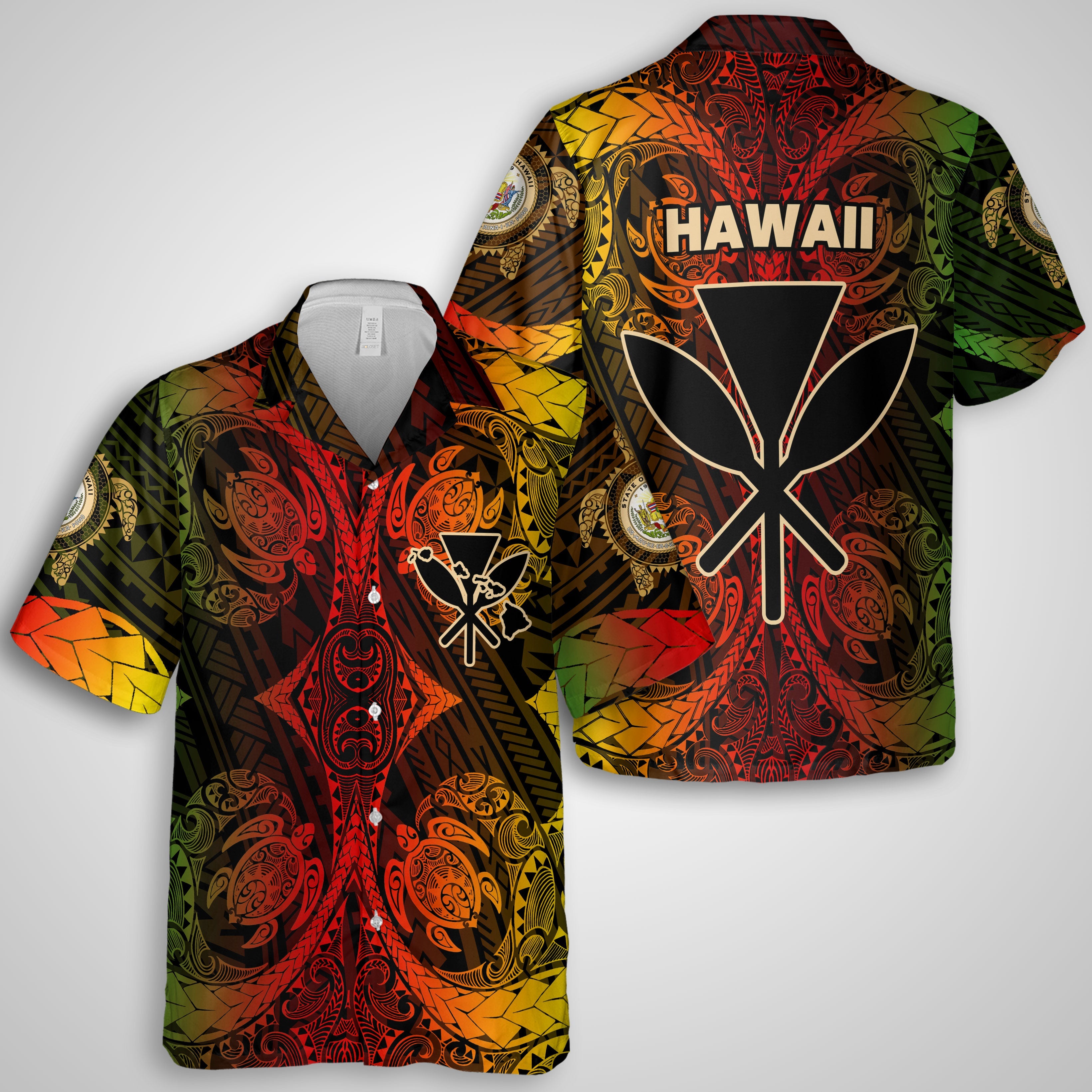 Kanaka Maoli Hawaii Hawaiian Shirt Reggae Style