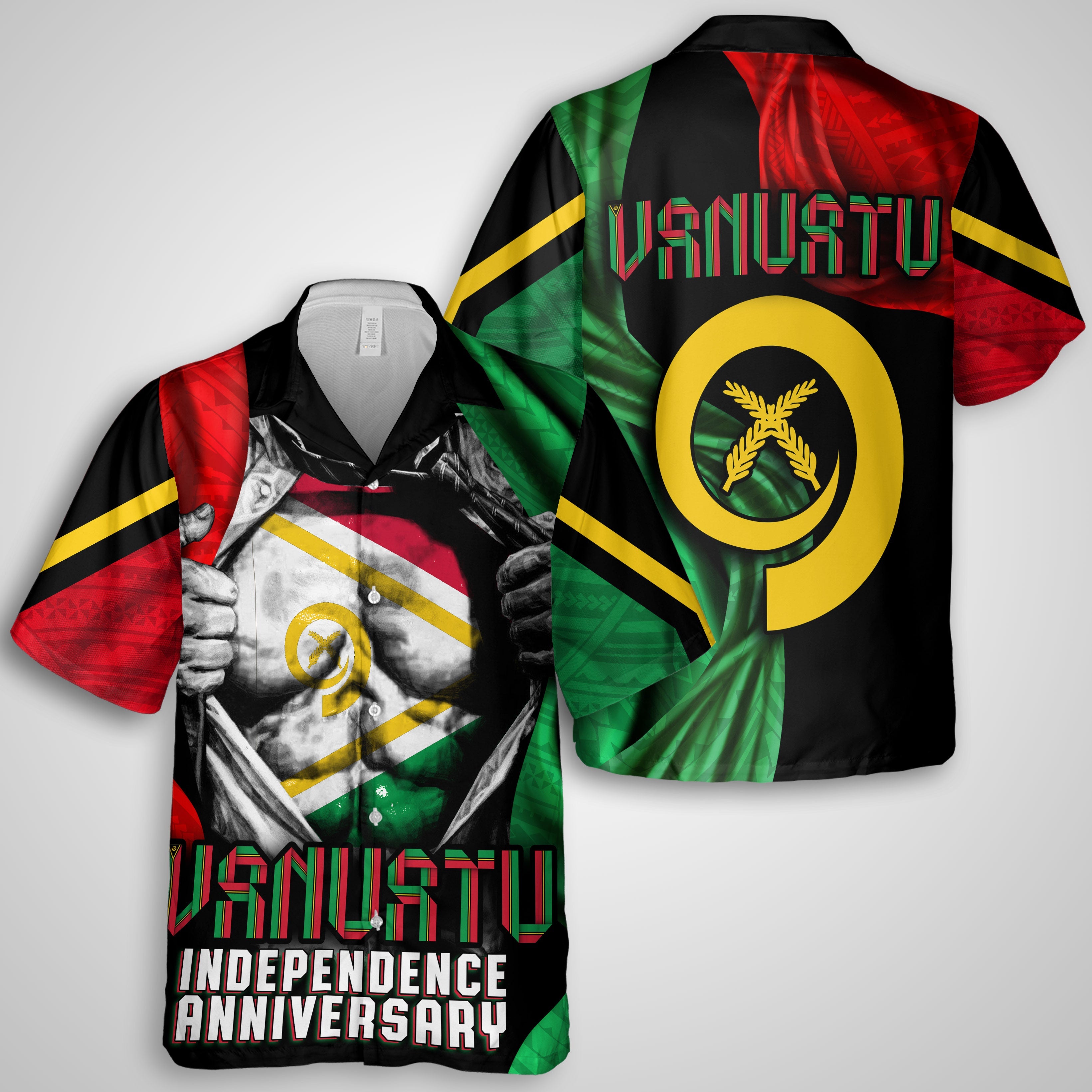 Vanuatu In Me Independence Day Hawaiian Shirt 43rd Anniversary Style