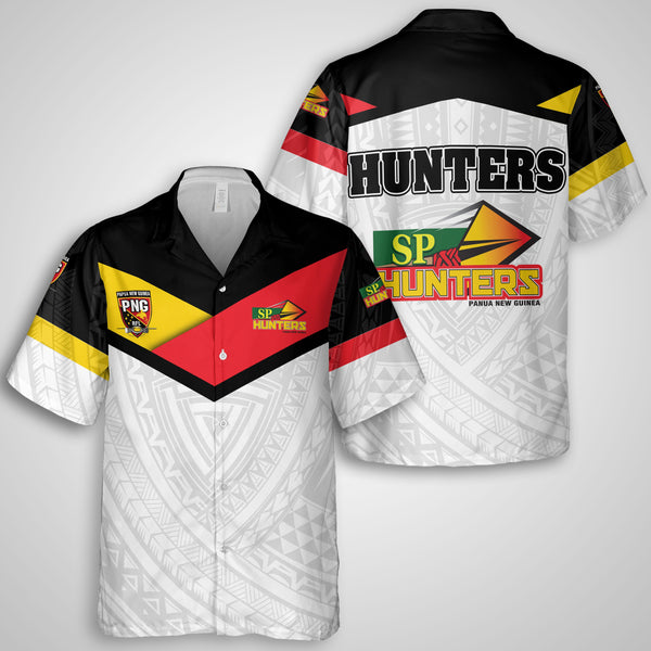 Papua New Guinea Rugby Hunters Hawaiian Shirt