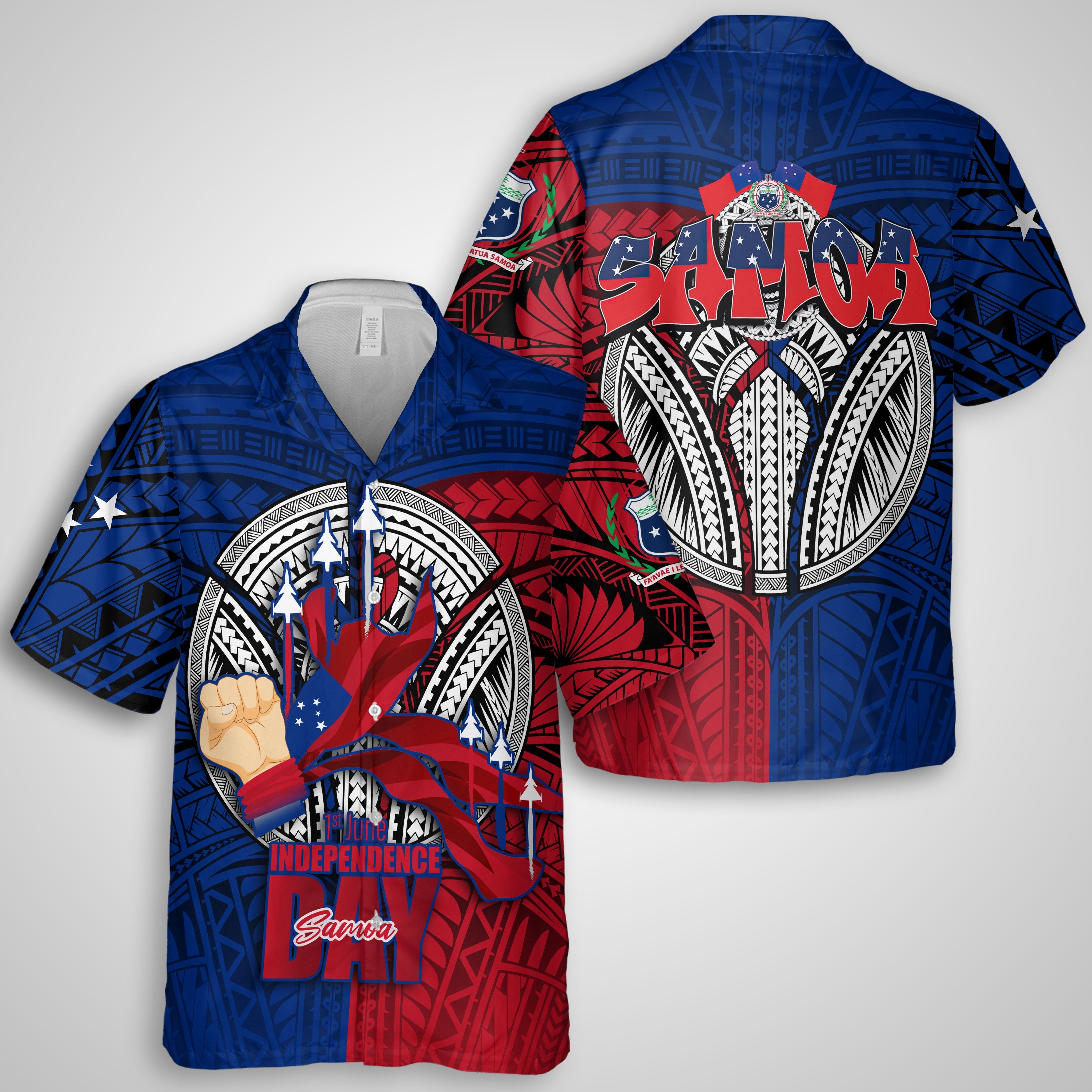 Samoa Independence Day 1st June Hawaiian Shirt