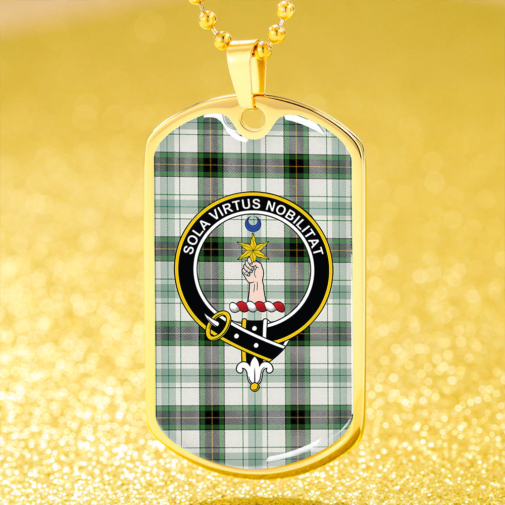Henderson Dress #2 Ancient Clan Badge Classic Tartan Dog Tag Necklace