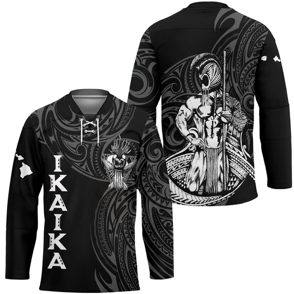 Hawaii Ikaika Warrior Hockey Jersey Polynesian Style