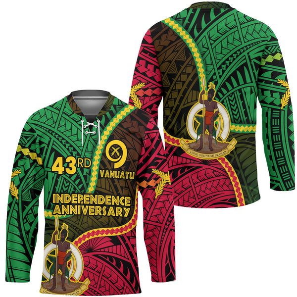 Vanuatu Hockey Jersey Independence Day 43rd Anniversary Style