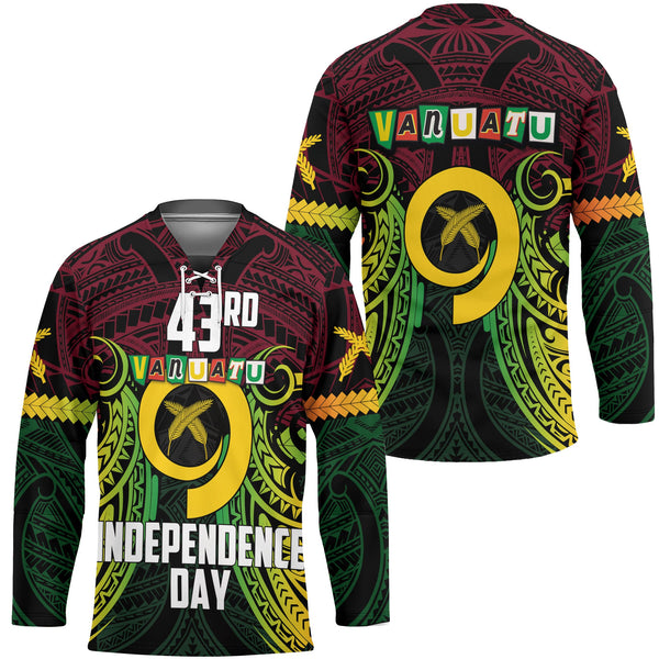 Vanuatu Hockey Jersey Independence Day 43rd Anniversary Style 2