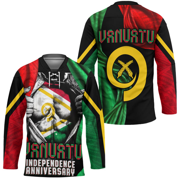 Vanuatu In Me Independence Day Hockey Jersey 43rd Anniversary Style