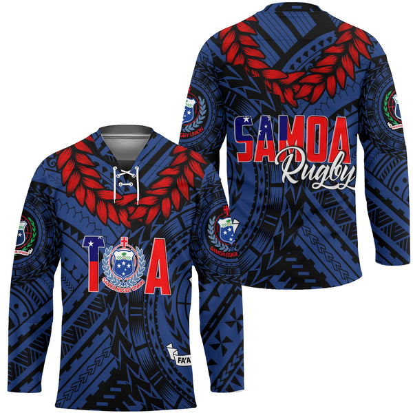 Samoa TOA Rugby Hockey Jersey Ulafala Style