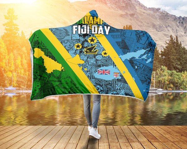 Malampa Fiji Day Hooded Blanket