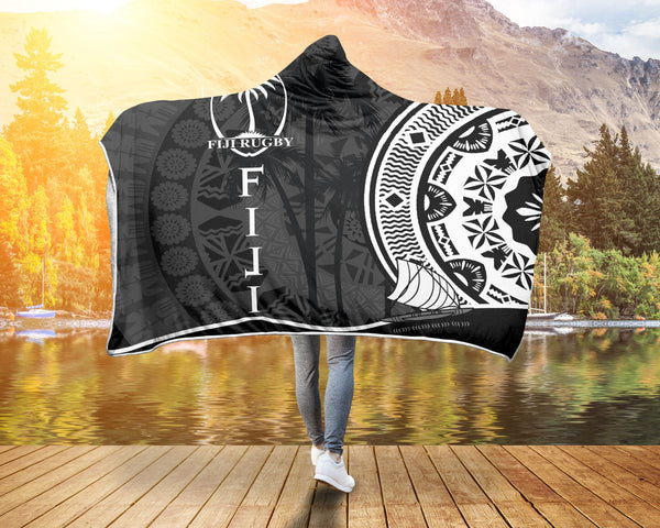 Fiji Rugby Hooded Blanket