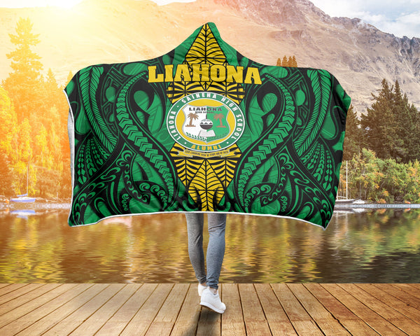 Tonga Liahona High School Hooded Blanket