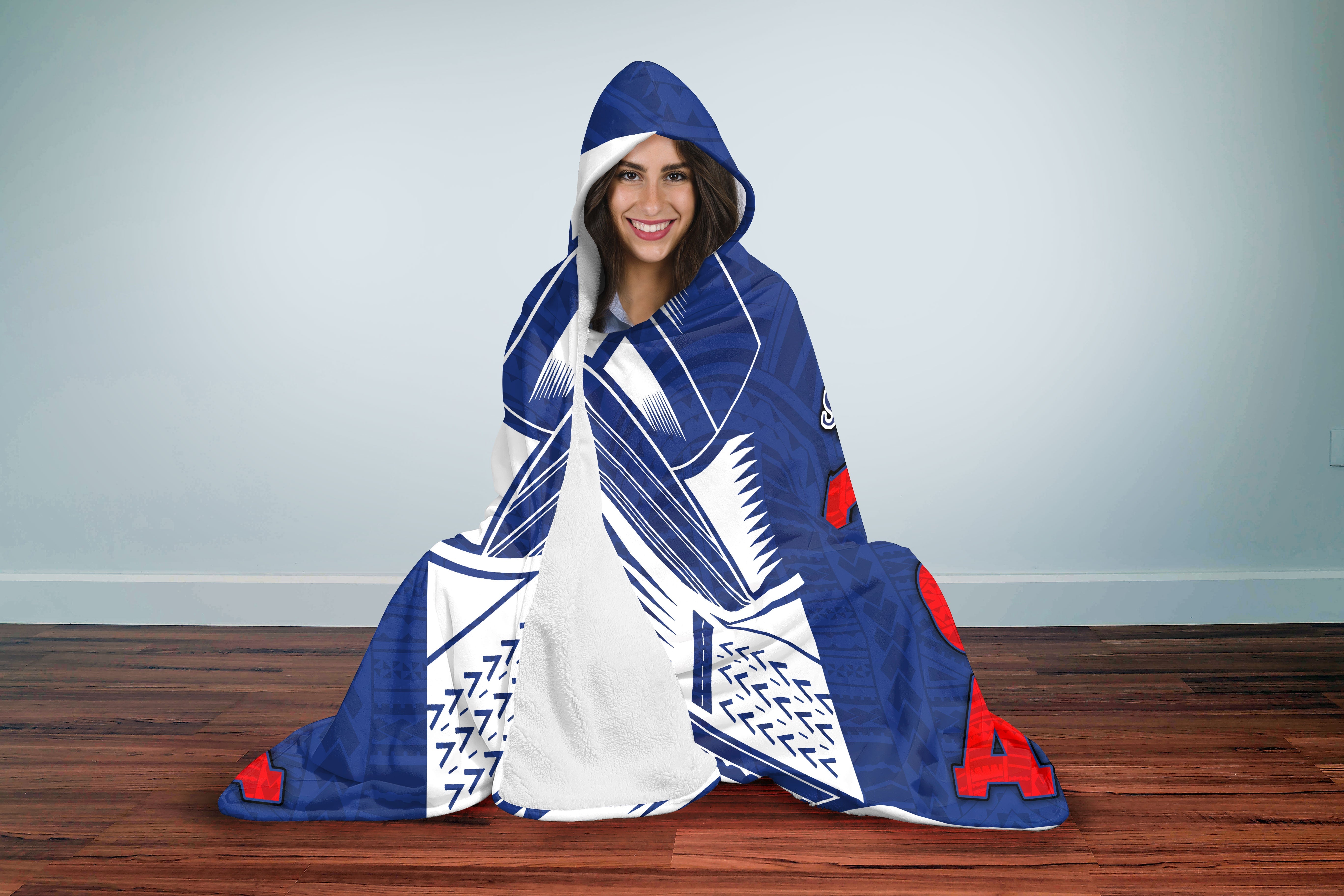 TOA Samoa Rugby Hooded Blanket