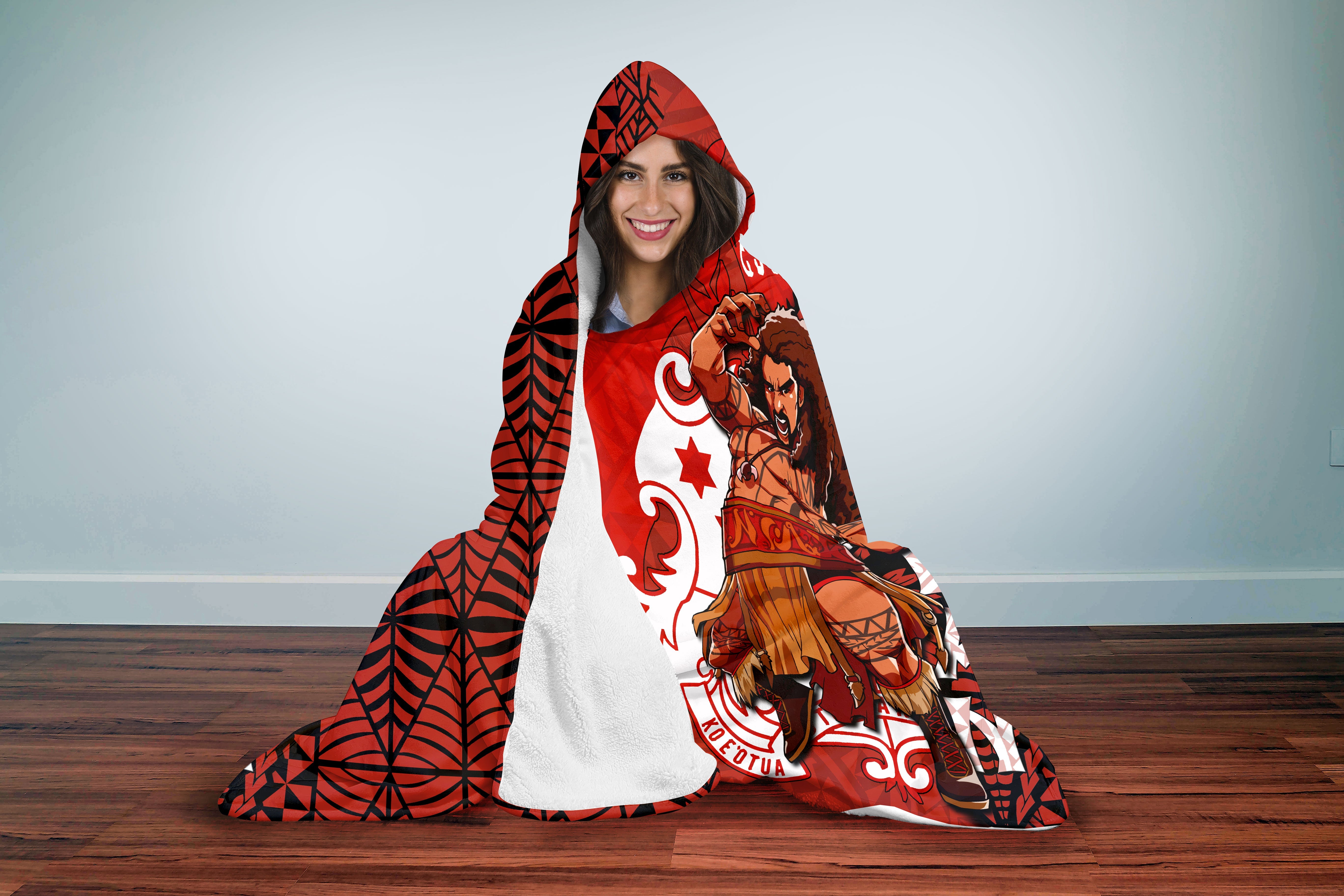 Tonga The Tonga Terror Hooded Blanket