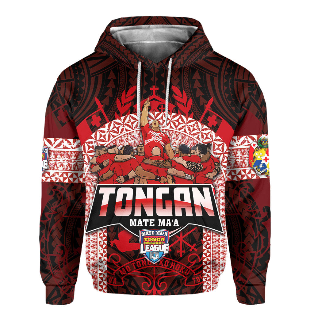 Custom Tonga Mate Ma'a Rugby League Hoodie