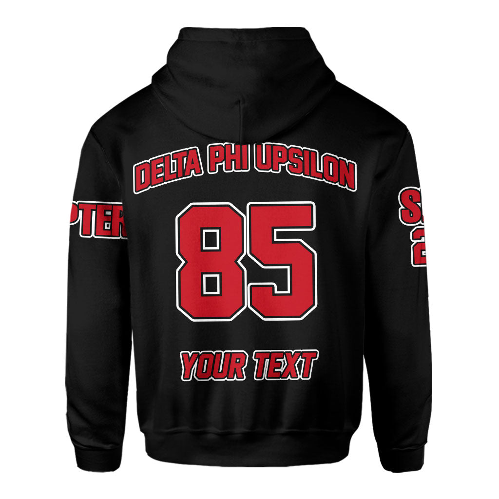 Fraternity Hoodie - Personalized Delta Phi Upsilon Hoodie Original Dark Style