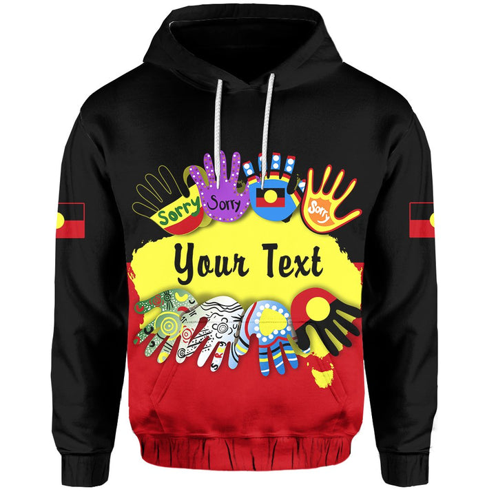 (Custom Personalised) National Sorry Day Hoodie Version 01 - Australian Aboriginal