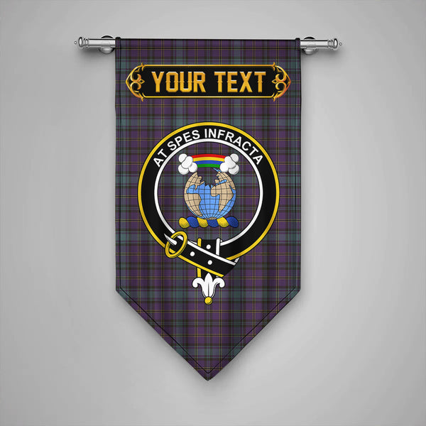 Hope Vere Weathered Clan Badge Tartan Gonfalon Personalize