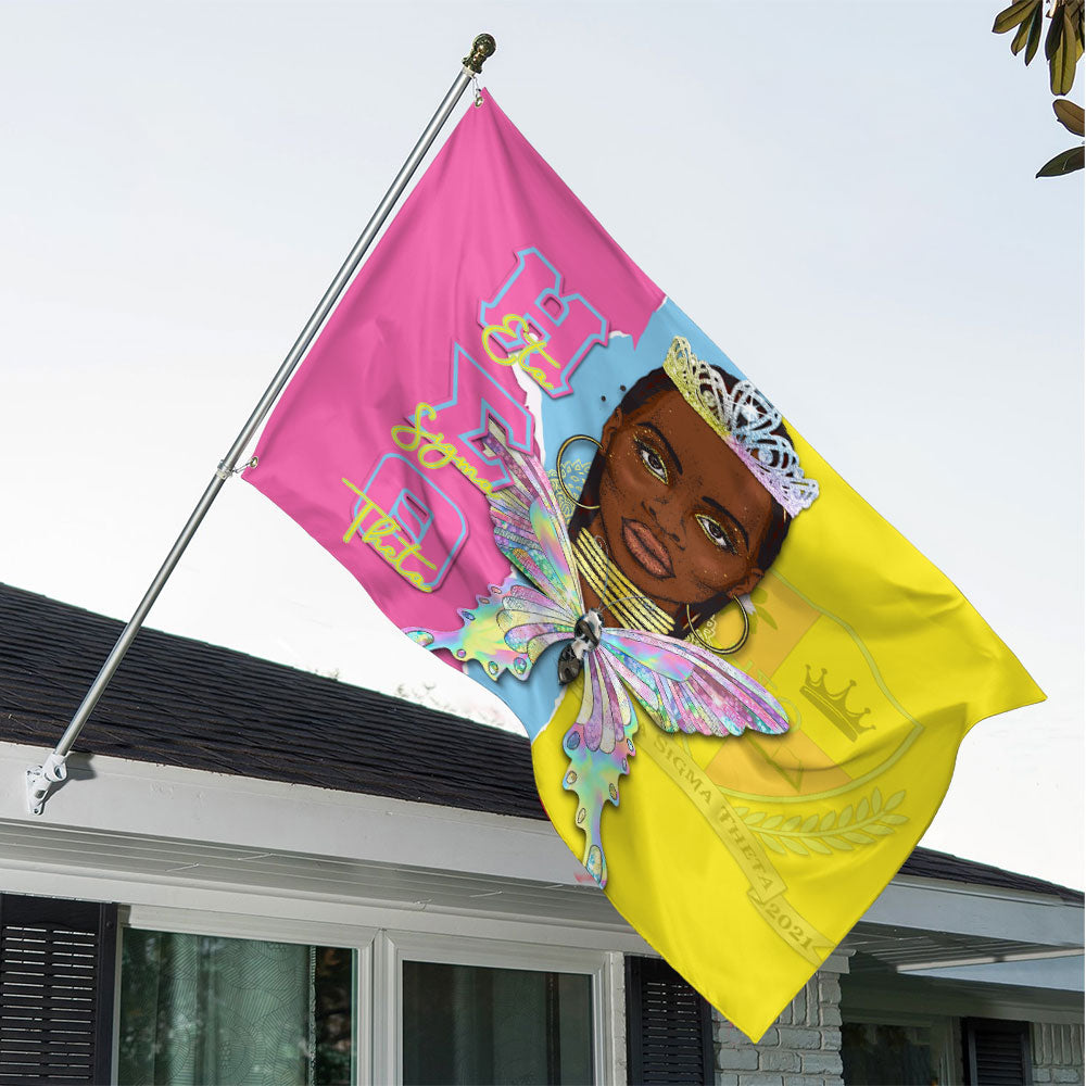 Sorority House Flag - Eta Sigma Theta House Flag Queen Style