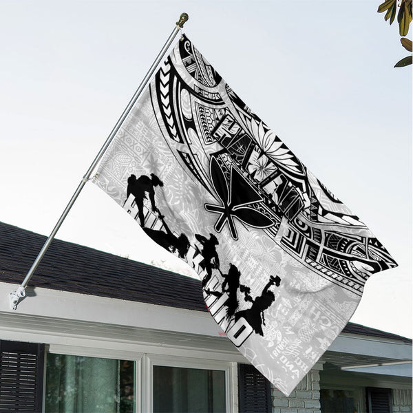 Hawaiian Hula Kahiko House Flag