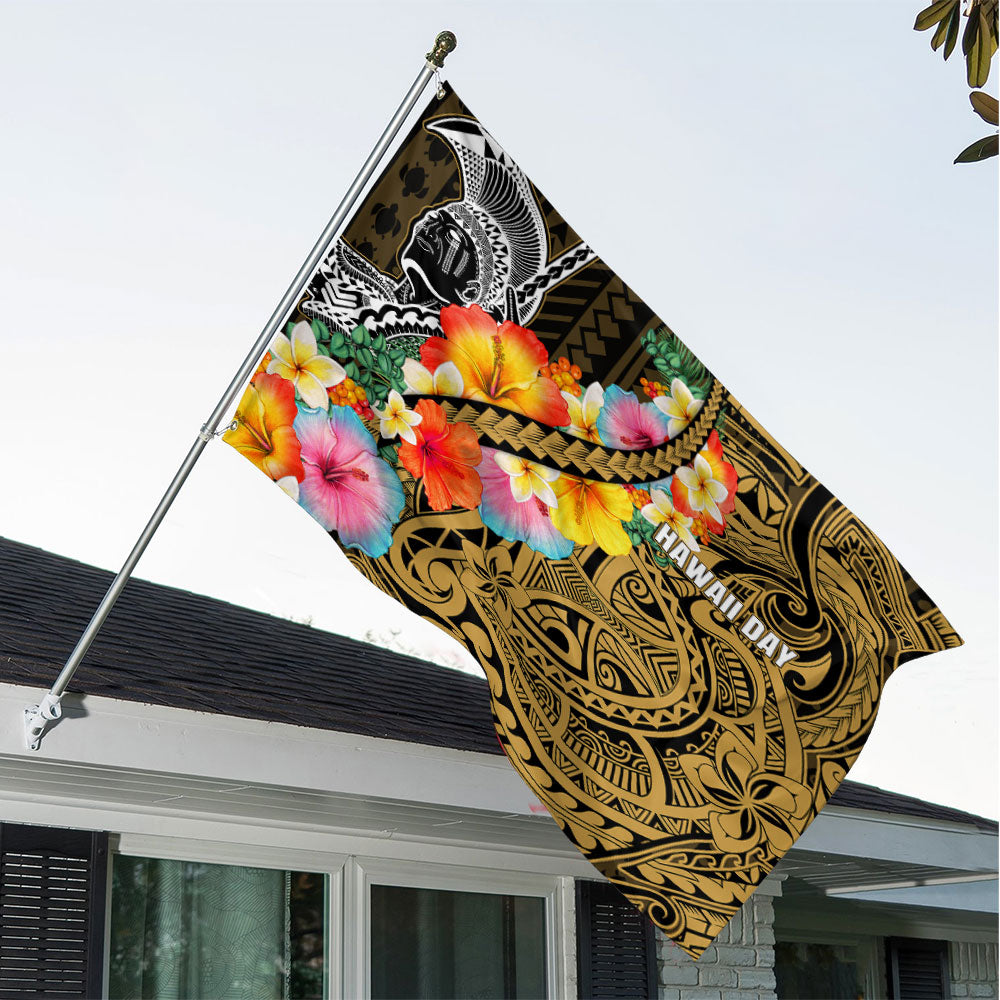 Hawaii Day King Kamehameha House Flag