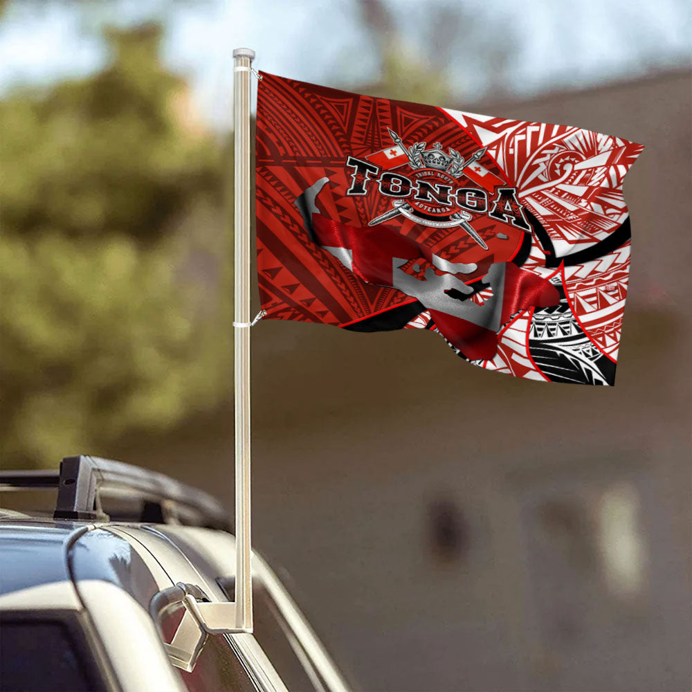 Tonga In My Heart Royal Coat Of Arms House Flag