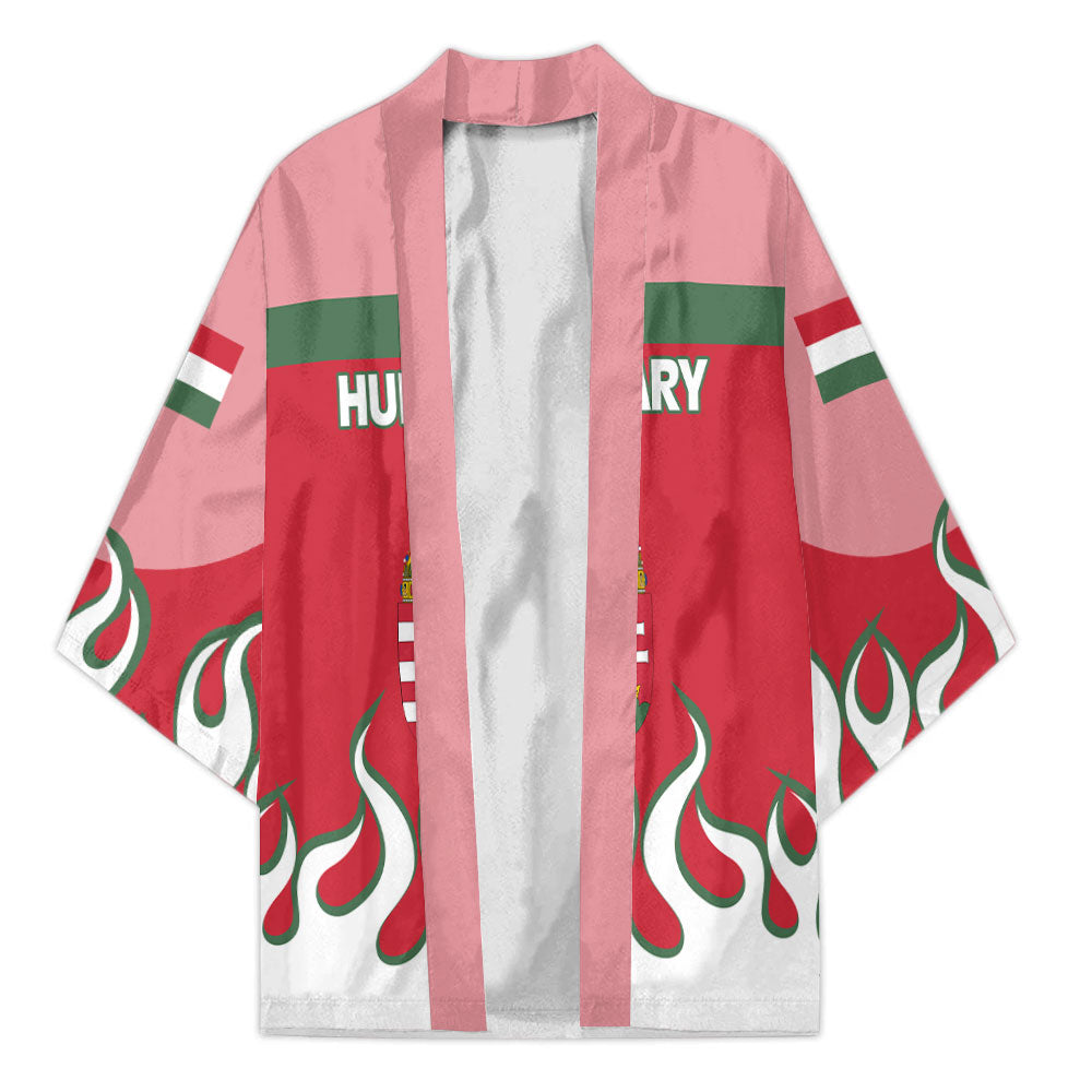 Hungary Kimono Flag & Coat Of Arms Fire Hockey Style