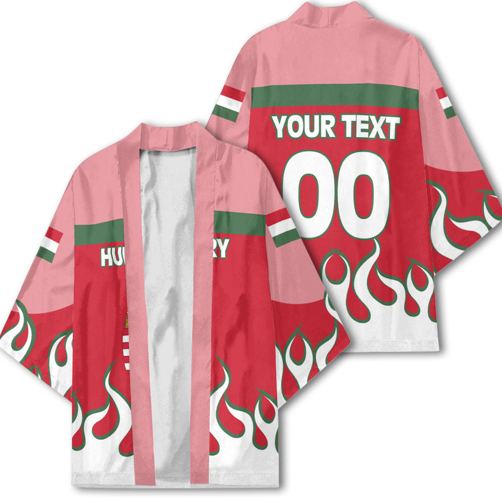 Hungary Kimono Flag & Coat Of Arms Fire Hockey Style