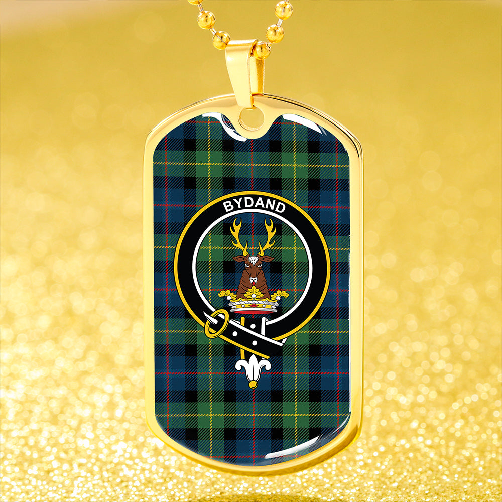 Huntly Gordon Gathering 2000 Modern Clan Badge Classic Tartan Dog Tag Necklace