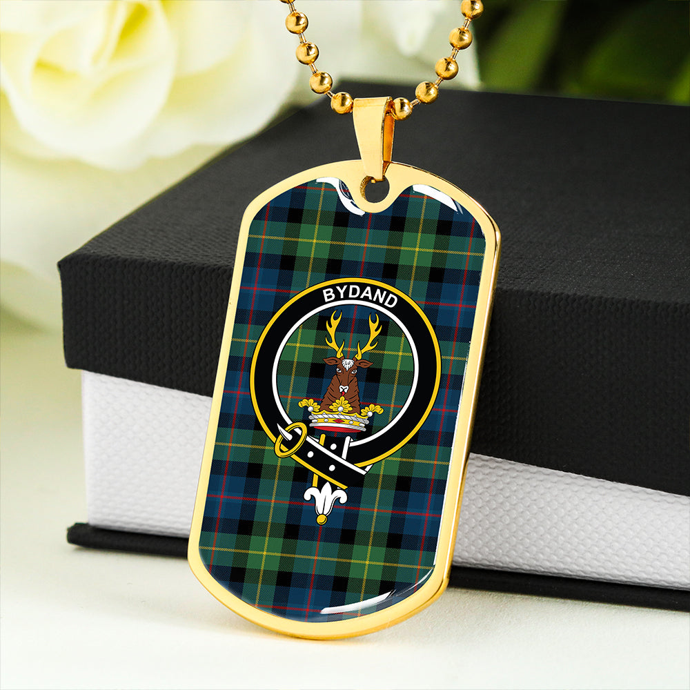 Huntly Gordon Gathering 2000 Modern Clan Badge Classic Tartan Dog Tag Necklace