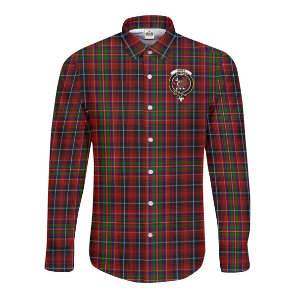 Innes 2Tartan Crest Long Sleeve Button Shirt