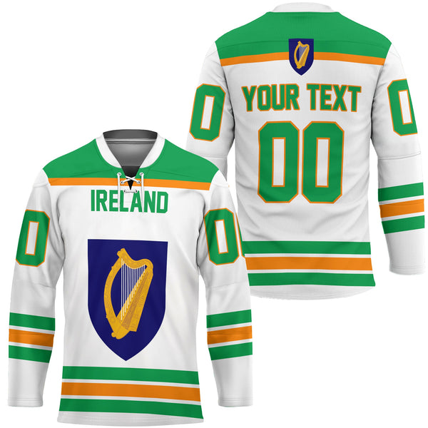 Ireland Hockey Jersey Flag & Coat Of Arms Hockey Style