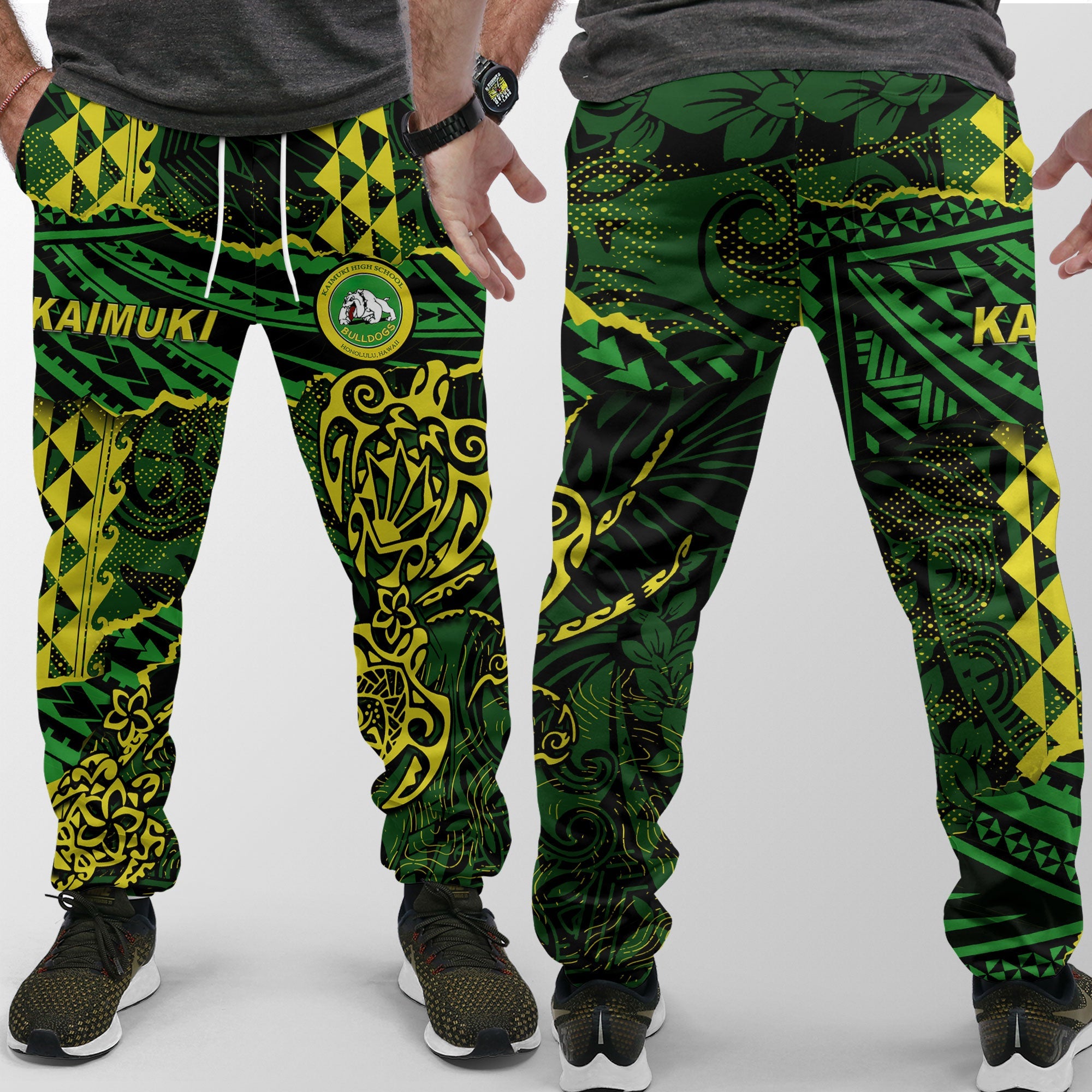 Kaimuki Hawaii Kaimuki High School Jogger Pant Polynesian Turtle Style – To The ...