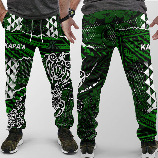 Hawaii Kapaa High School Jogger Pant Polynesian Turtle Style