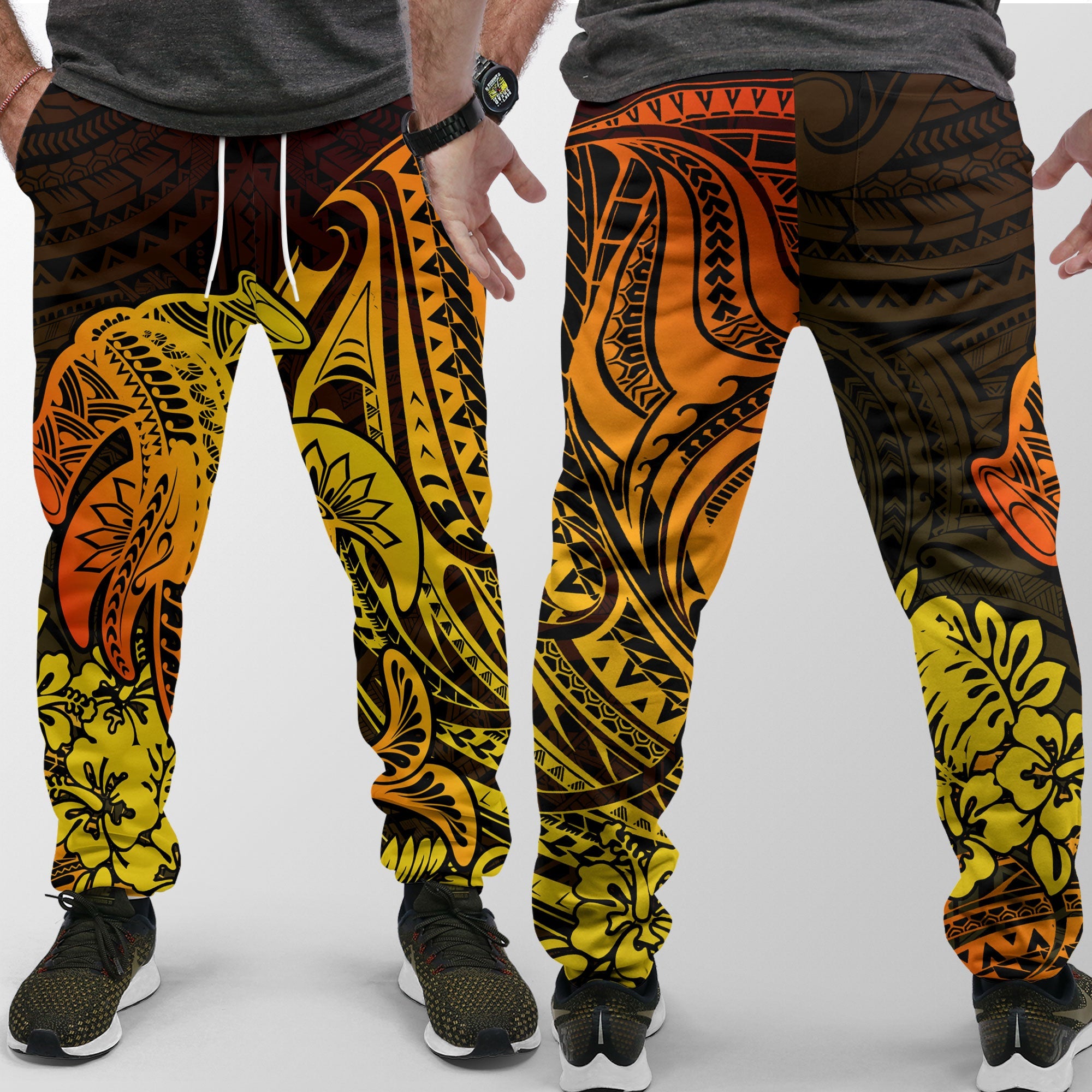 Hawaii Hammerhead Shark Jogger Pant Reggae Style