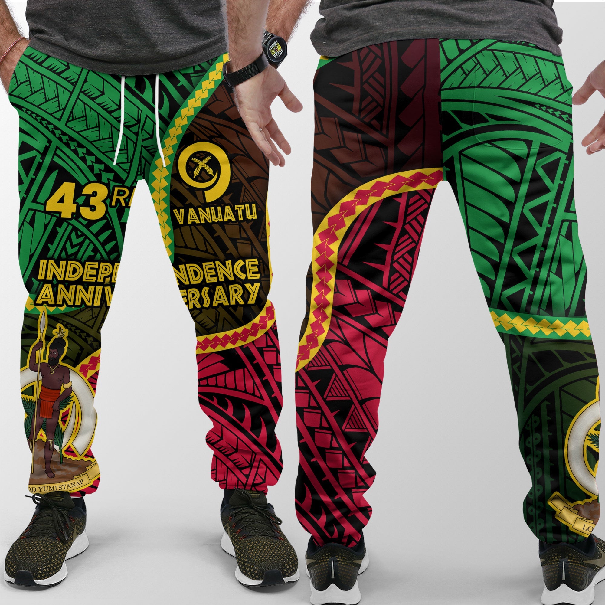 Vanuatu Jogger Pant Independence Day 43rd Anniversary Style