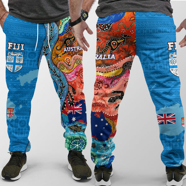 Fiji Tapa & Australia Aboriginal Jogger Pant