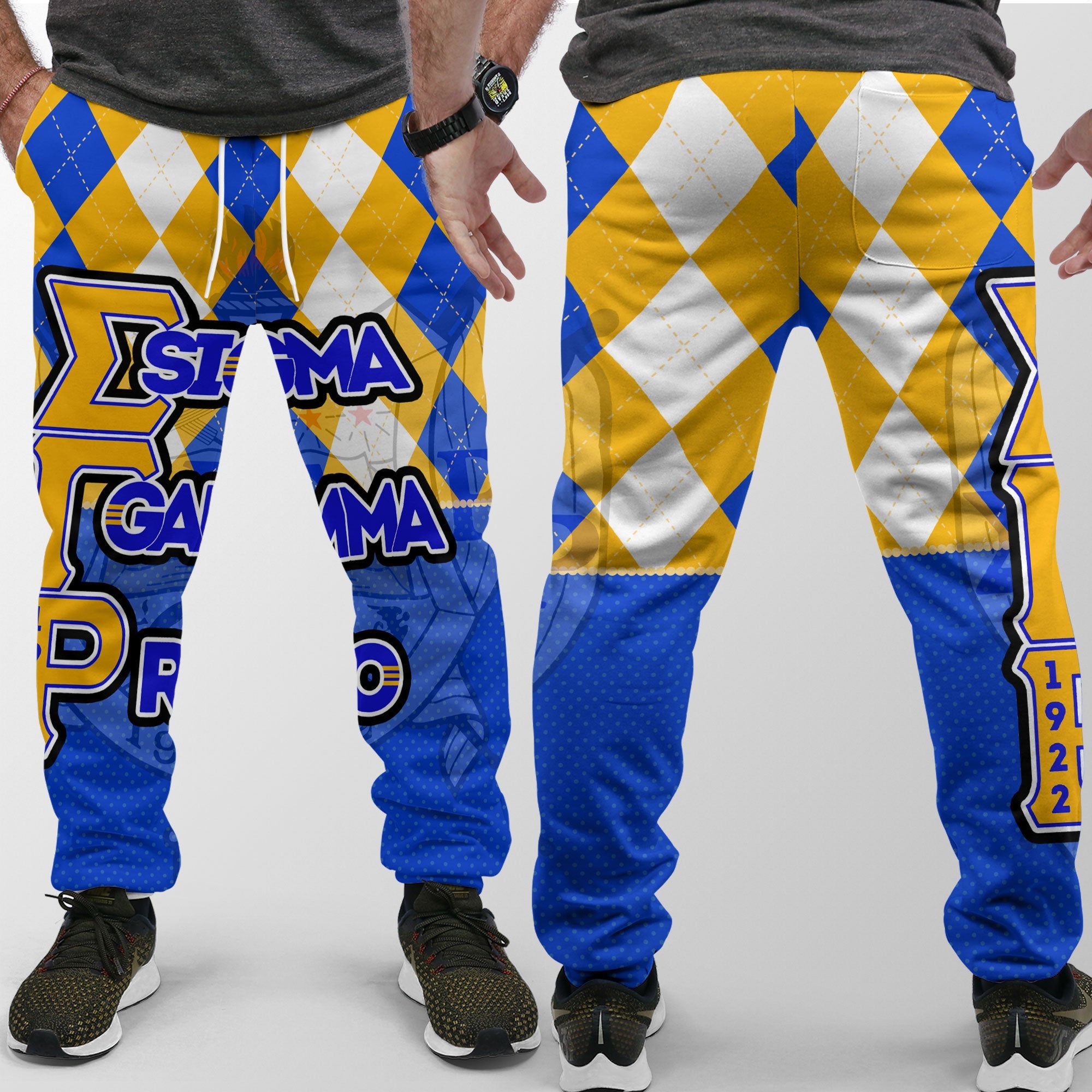 Sorority Pant - Christmas Sigma Gamma Rho Girl Jogger Pant Rhombus Pattern Style