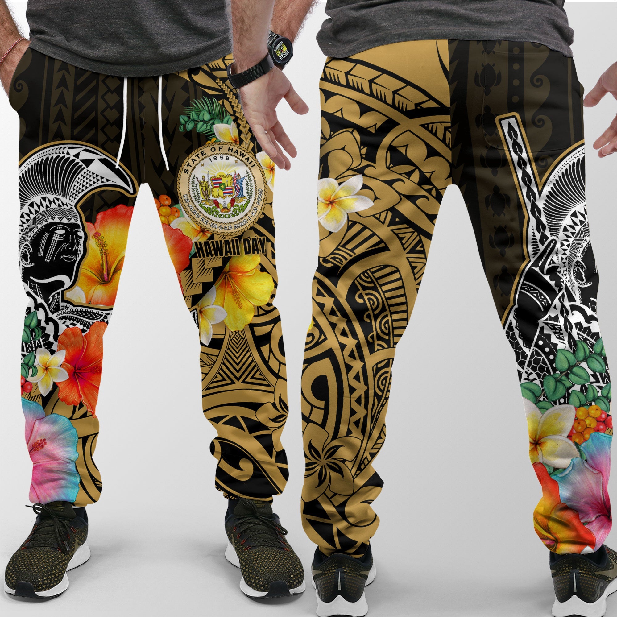 Hawaii Day King Kamehameha Jogger Pant