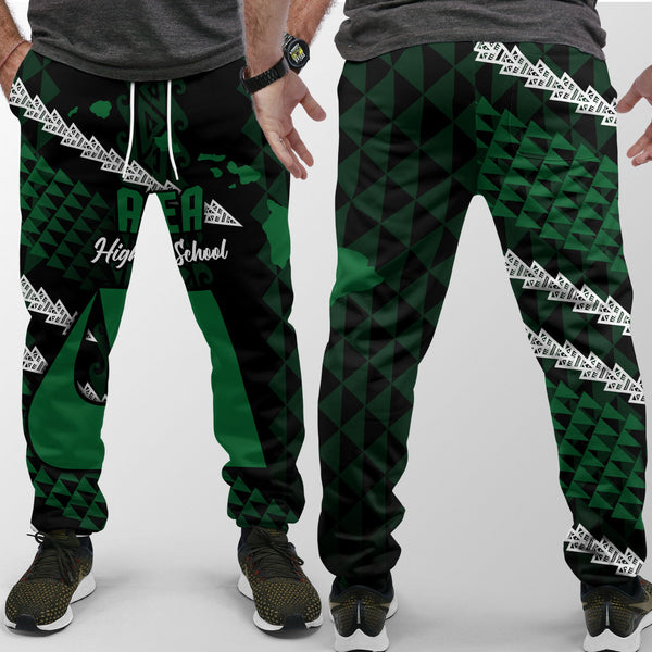 Hawaii Aiea High School Jogger Pant Map Style