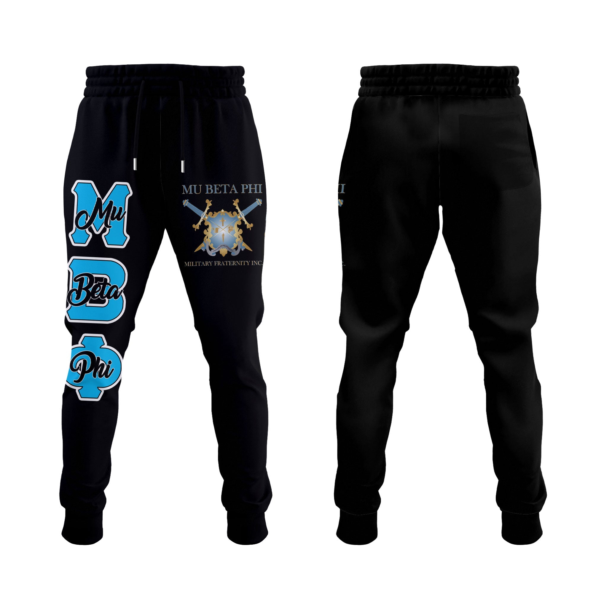 Fraternity Pant - Mu Beta Phi Jogger Pant Original Dark Style