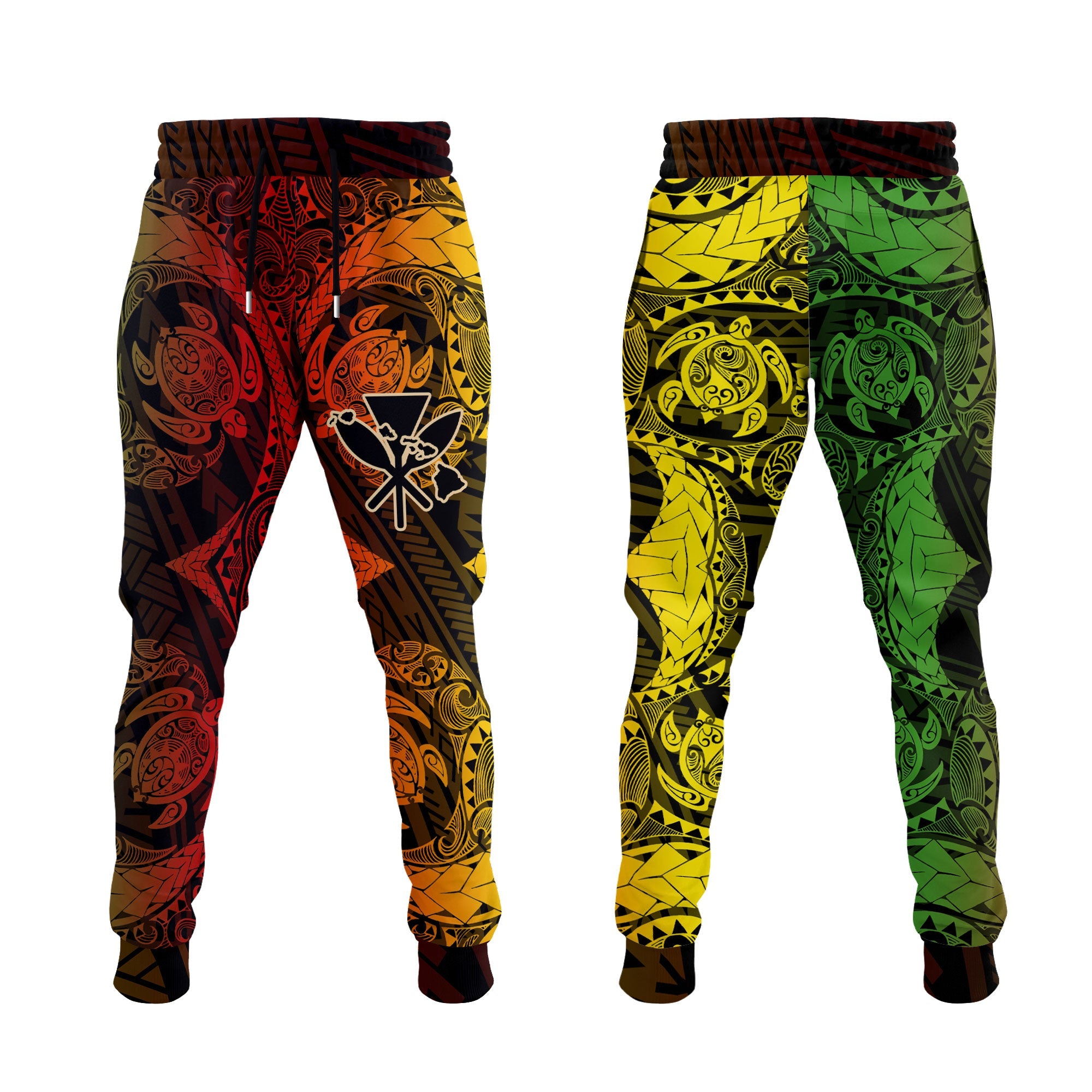 Kanaka Maoli Hawaii Jogger Pant Reggae Style