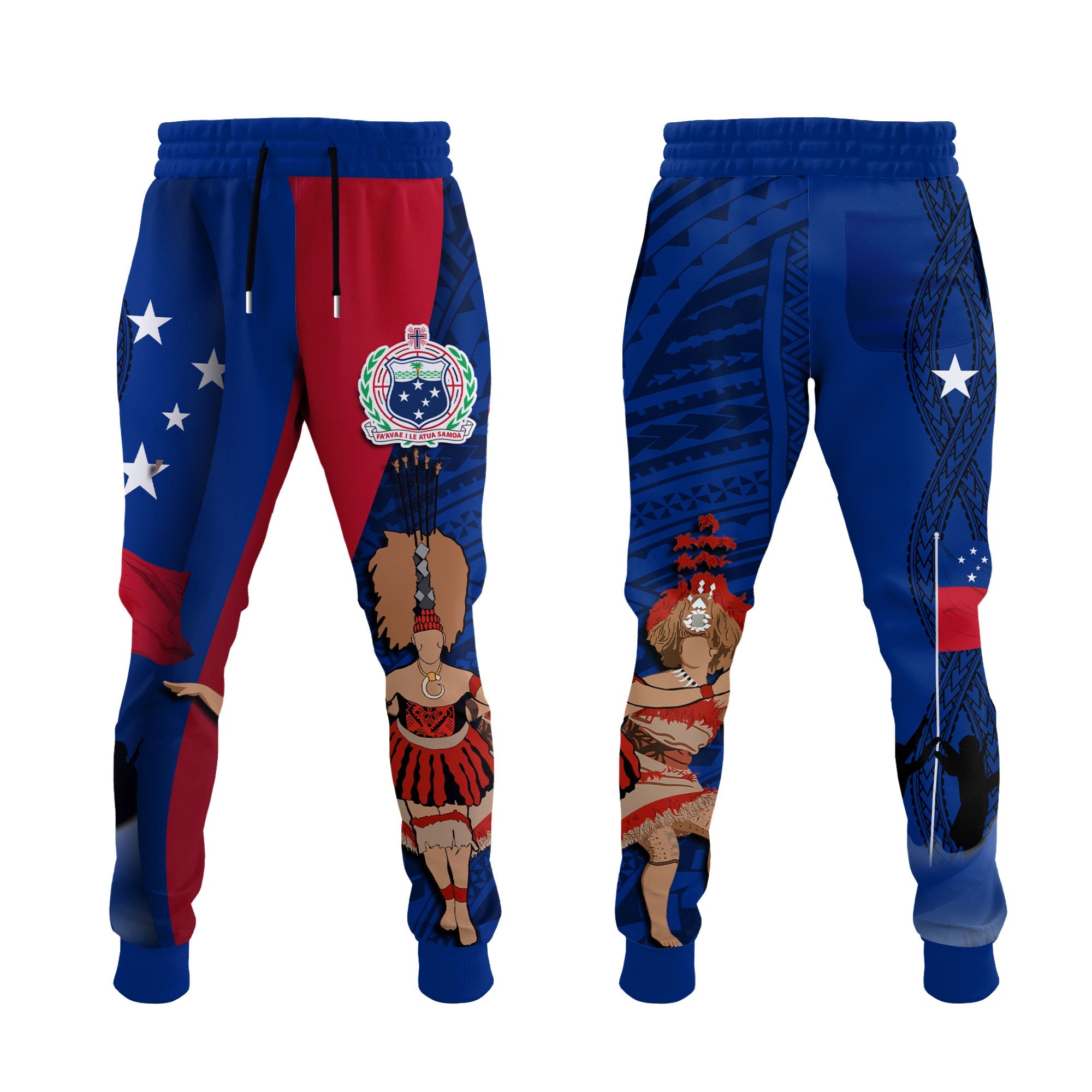 Samoa Independence Day Jogger Pant Celebrating Dance Style