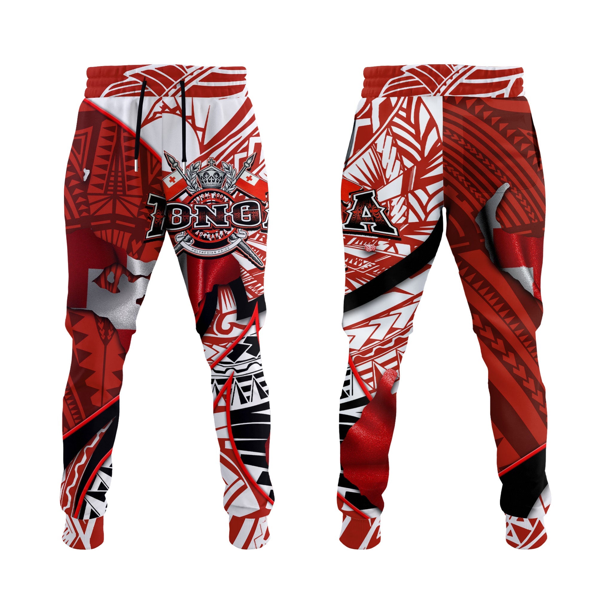 Tonga In My Heart Royal Coat Of Arms Jogger Pant