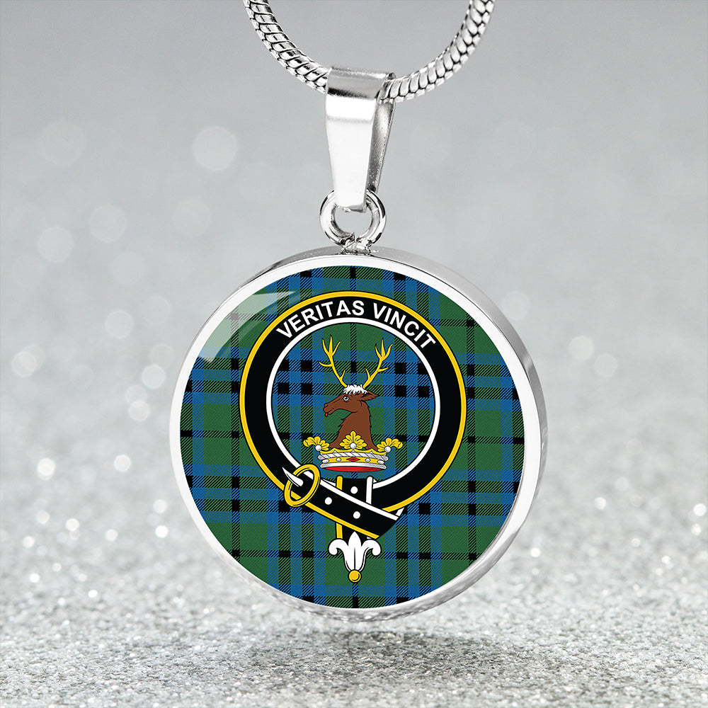 Scottish Tartan Keith (Marshall) Ancient Clan Circle Necklace Classic Style