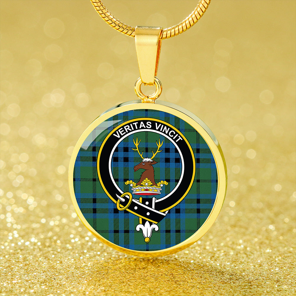 Scottish Tartan Keith (Marshall) Ancient Clan Circle Necklace Classic Style