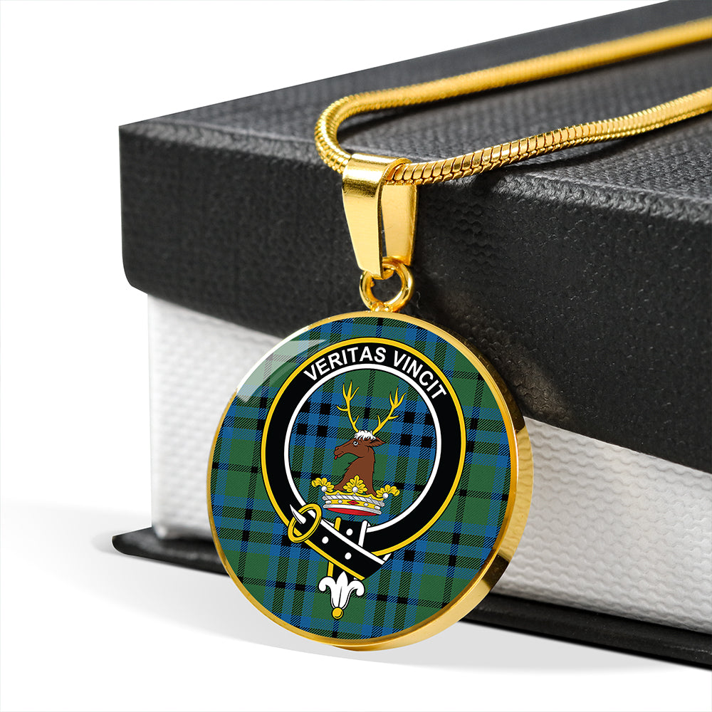 Scottish Tartan Keith (Marshall) Ancient Clan Circle Necklace Classic Style