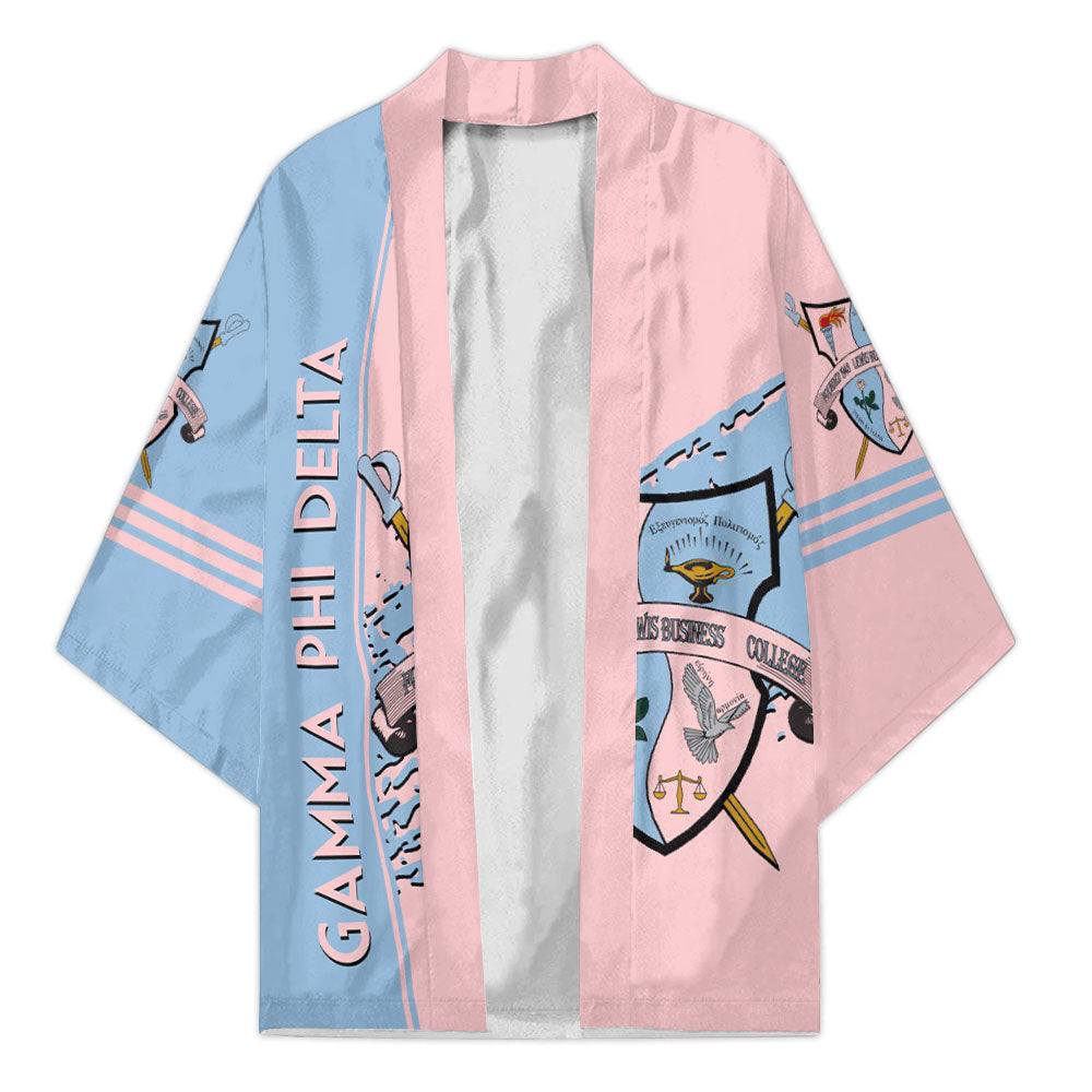 Sorority Kimono - Gamma Phi Delta Kimono Quarter Style