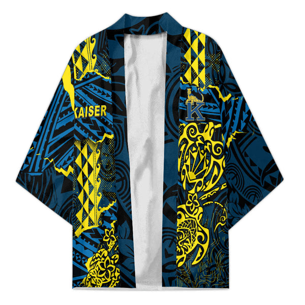 Hawaii Kaiser High School Custom Kimono Polynesian Turtle Style