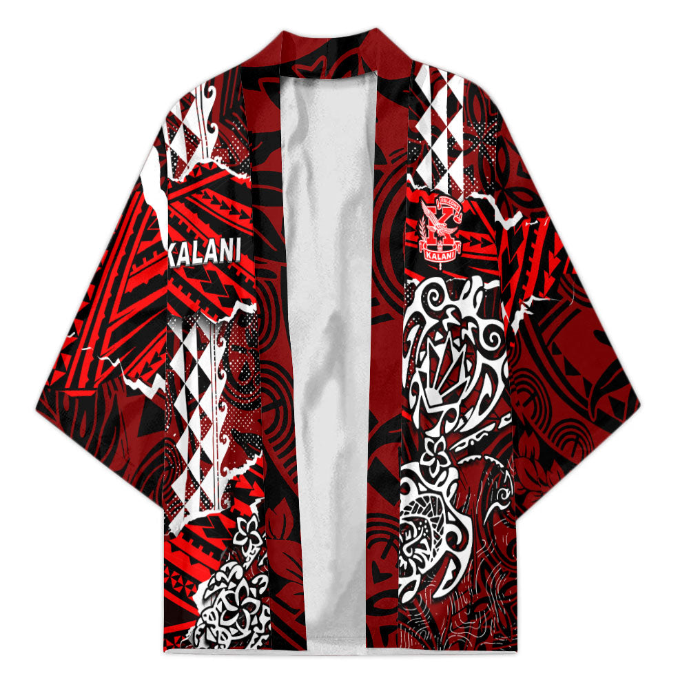 Hawaii Kalani High School Custom Kimono Polynesian Turtle Style