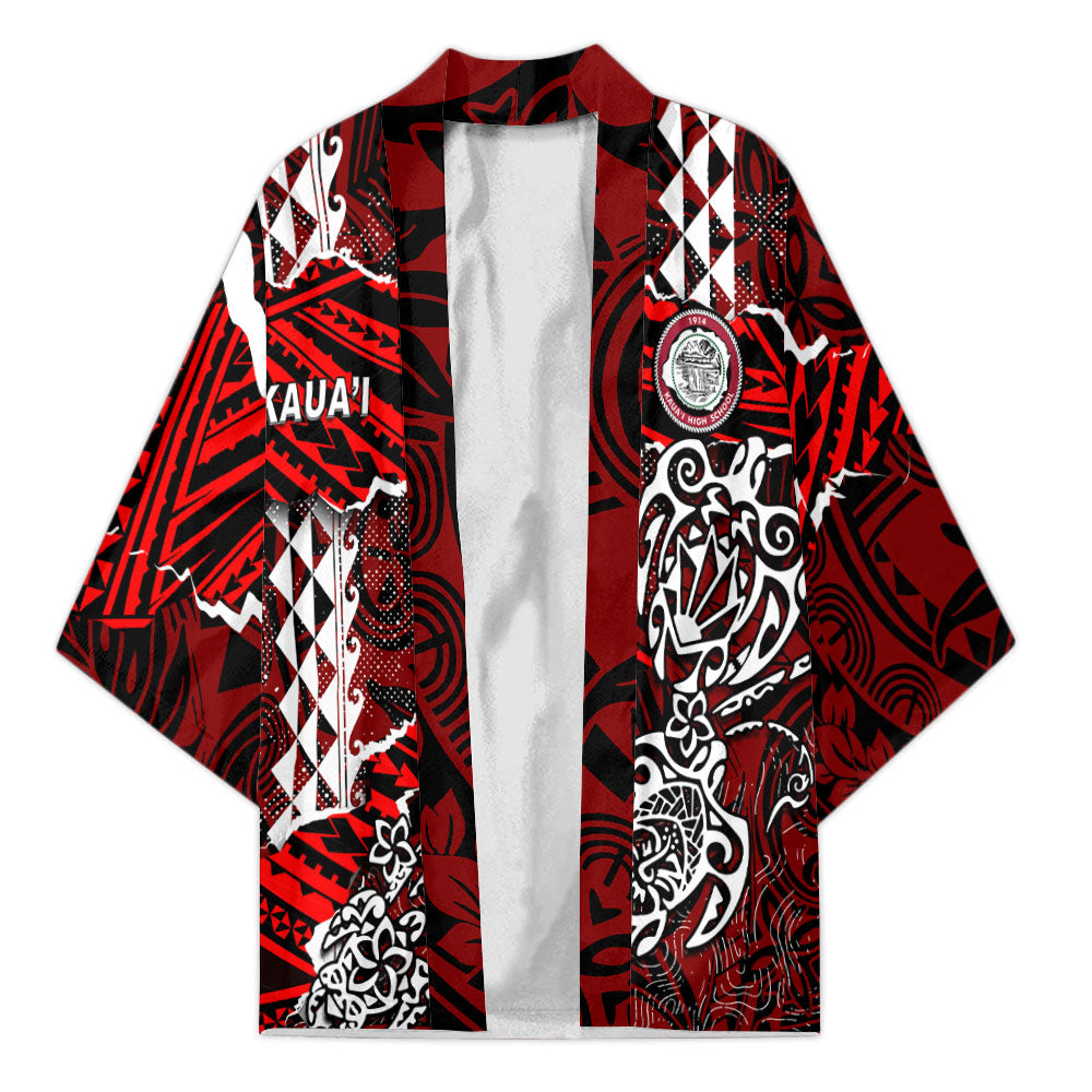 Hawaii Kauai High School Custom Kimono Polynesian Turtle Style