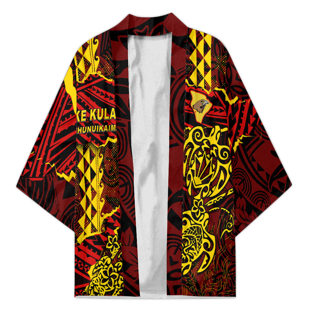 Hawaii Ke Kula O Ehunuikaimalino School Custom Kimono Polynesian Turtle Style